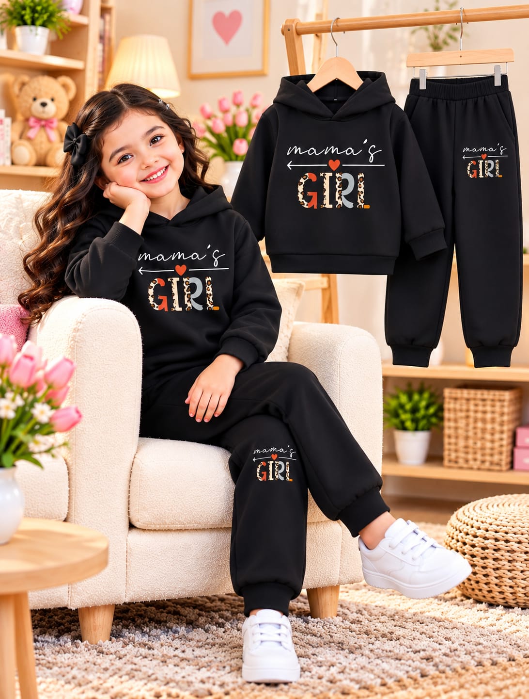 Kids Sweatshirt & Jogger Set (1 Years - 8 Years)