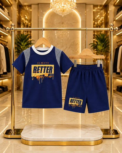 T-Shirt & Short Pant Set-(3 Month - 6 Years)