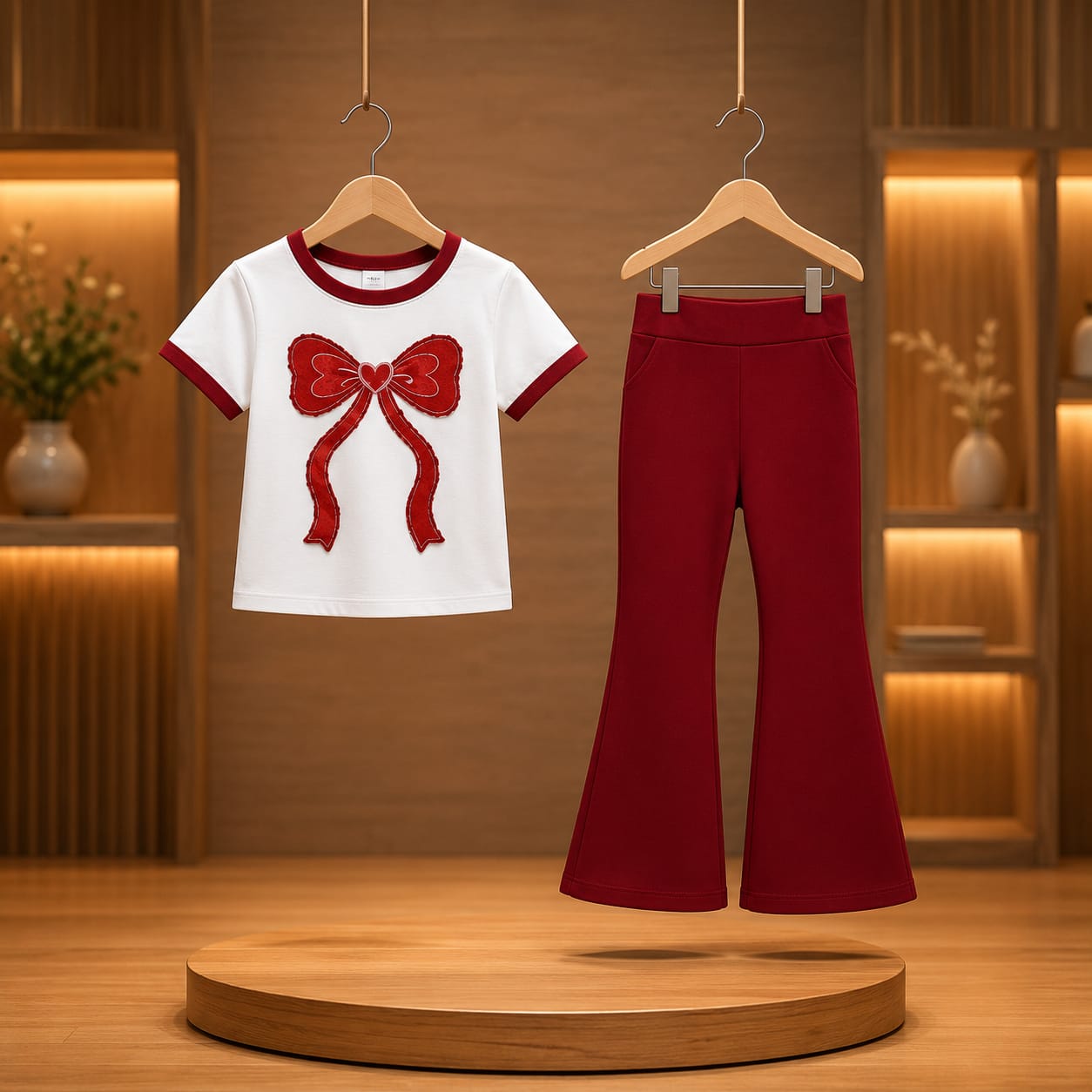 Baby & Kids 2pcs Printed T-shirt & Full Pant (3mths-12yrs)