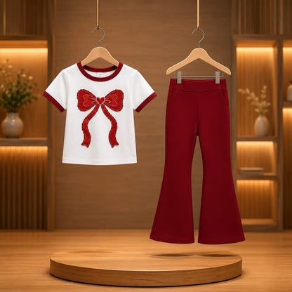 Baby & Kids 2pcs Printed T-shirt & Full Pant (3mths-12yrs)