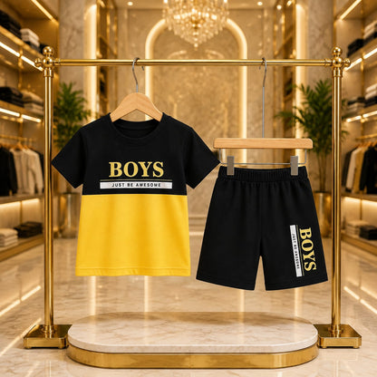 T-Shirt & Short Pant Set-(3 Month - 6 Years)