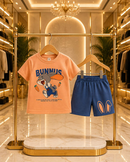 T-Shirt & Short Pant Set-(3 Month - 6 Years)