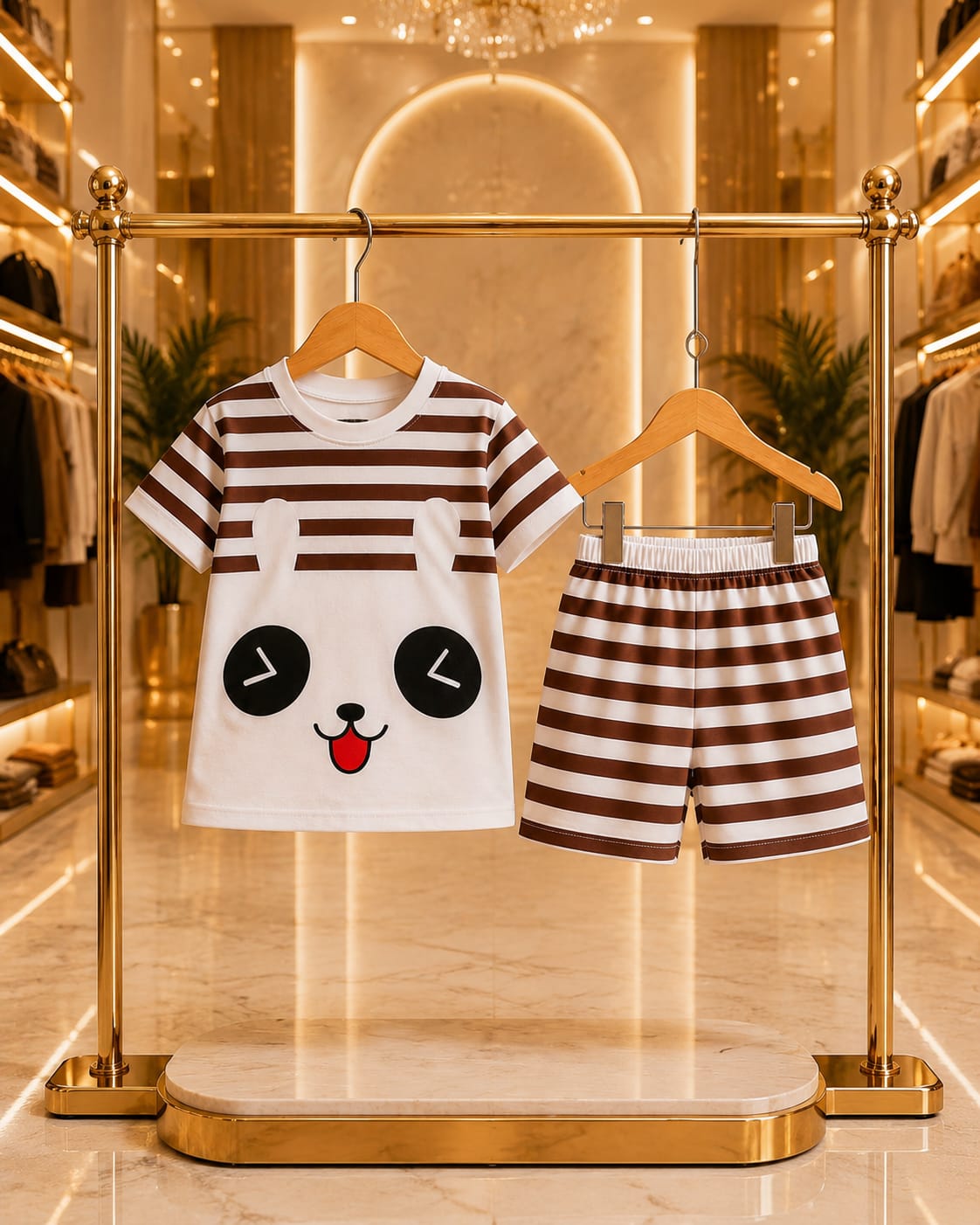 T-Shirt & Short Pant Set-(3 Month - 6 Years)