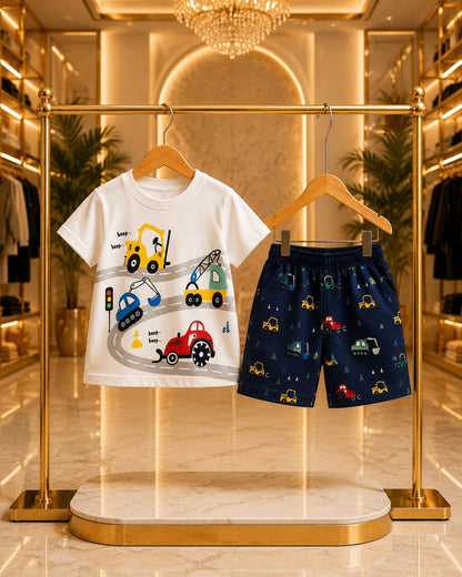 T-Shirt & Short Pant Set-(3 Month - 6 Years)