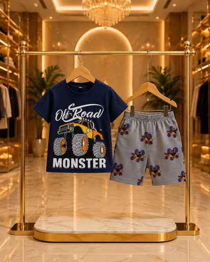 T-Shirt & Short Pant Set-(3 Month - 6 Years)