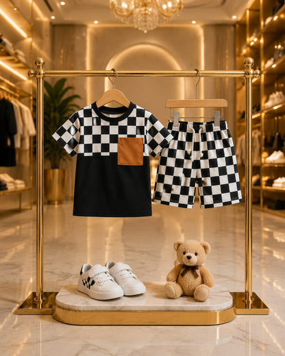 T-Shirt & Short Pant Set-(3 Month - 6 Years)