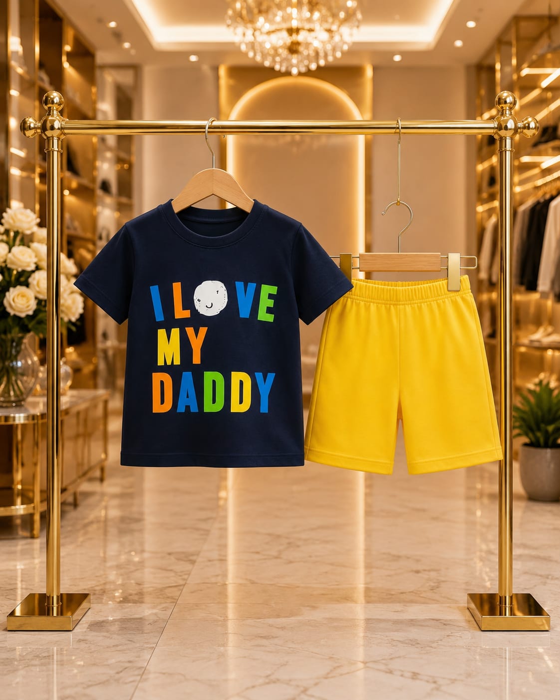 T-Shirt & Short Pant Set-(3 Month - 6 Years)