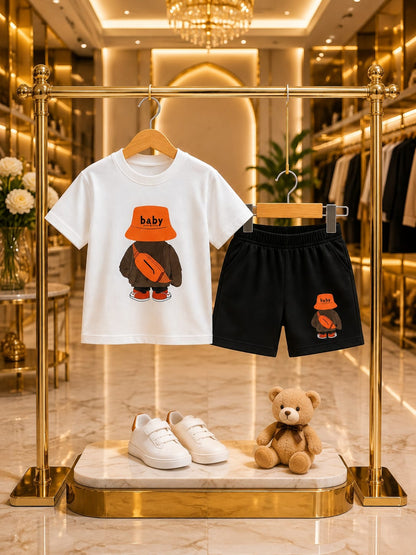 T-Shirt & Short Pant Set-(3 Month - 6 Years)