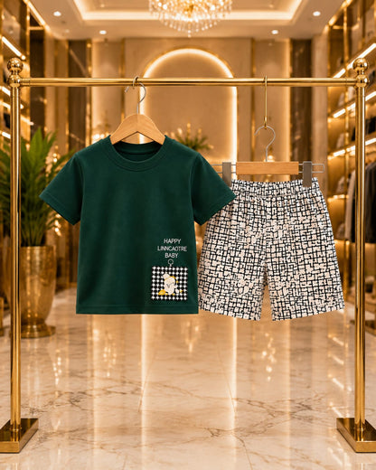 T-Shirt & Short Pant Set-(3 Month - 6 Years)