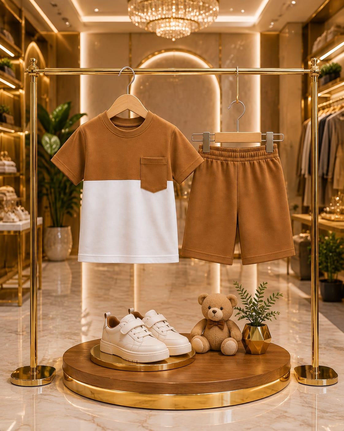 T-Shirt & Short Pant Set-(3 Month - 6 Years)