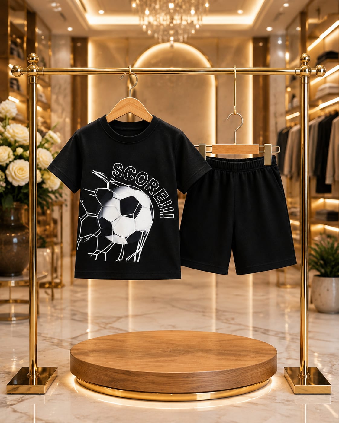 T-Shirt & Short Pant Set-(3 Month - 6 Years)