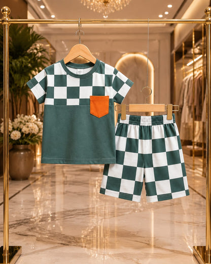 T-Shirt & Short Pant Set-(3 Month - 6 Years)