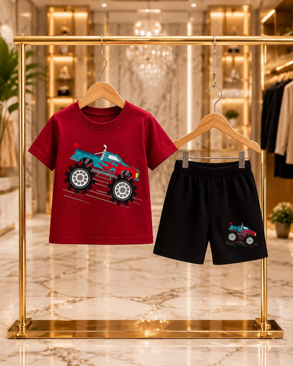 T-Shirt & Short Pant Set-(3 Month - 6 Years)
