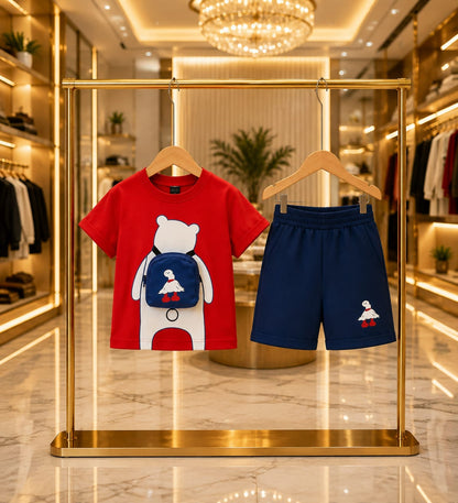 T-Shirt & Short Pant Set-(3 Month - 6 Years)