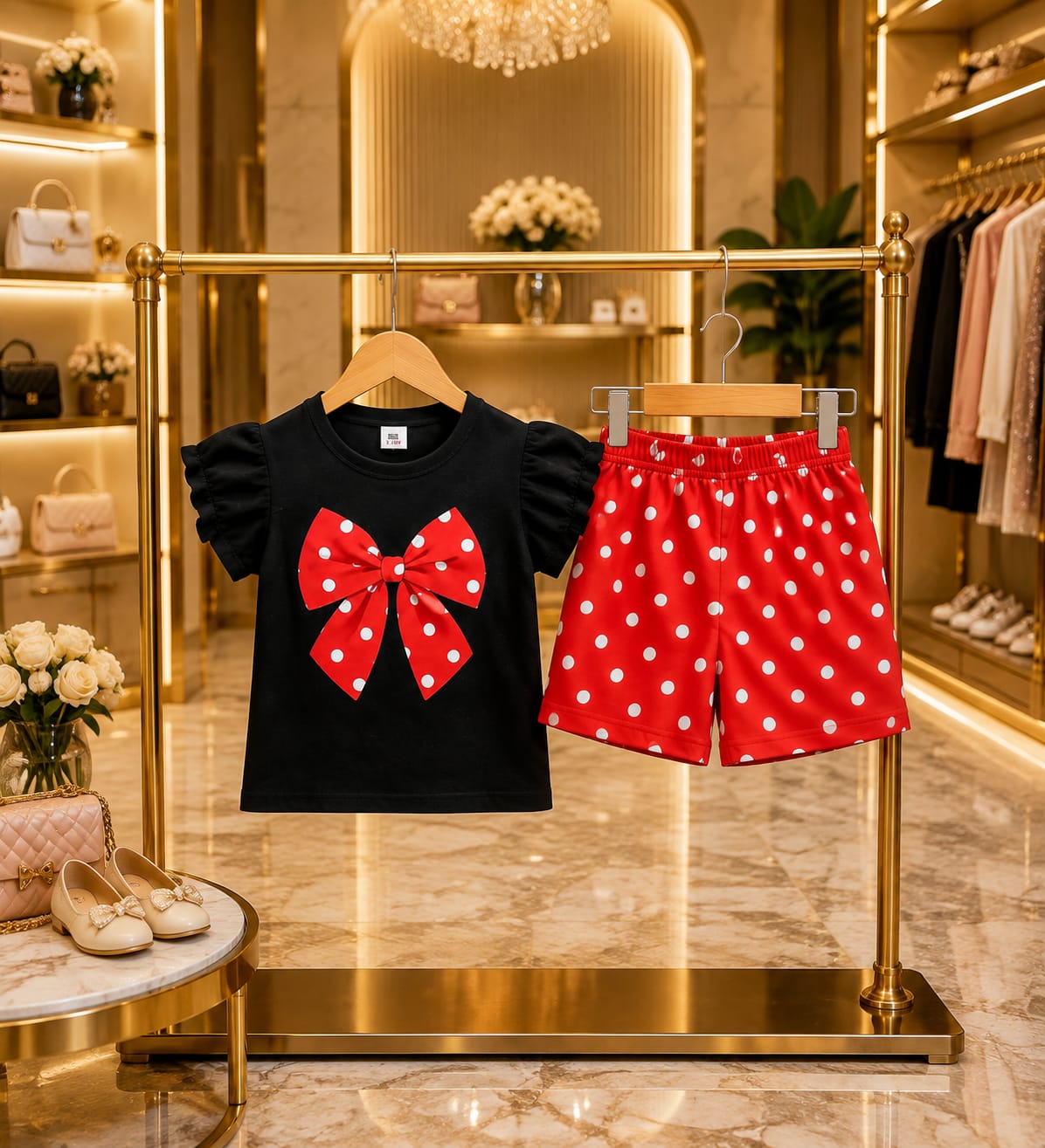 T-Shirt & Short Pant Set-(3 Month - 6 Years)