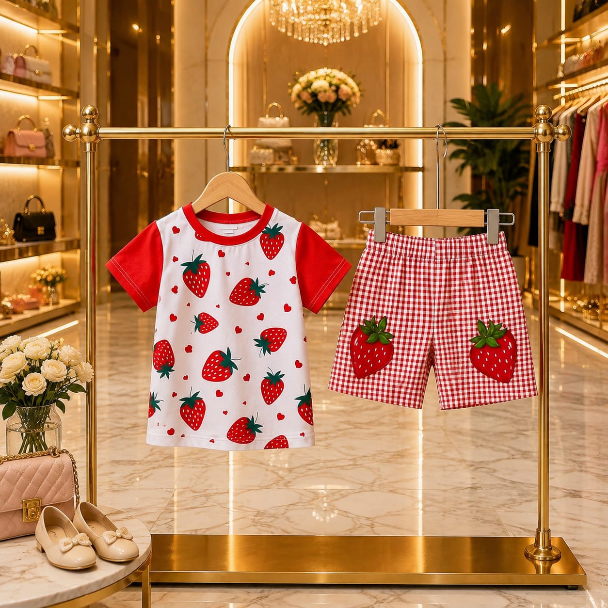 T-Shirt & Short Pant Set-(3 Month - 6 Years)