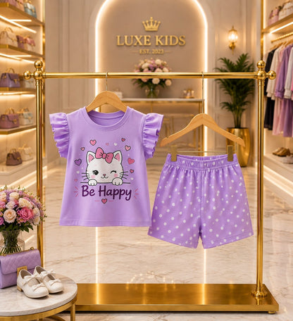 T-Shirt & Short Pant Set-(3 Month - 6 Years)