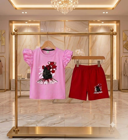 T-Shirt & Short Pant Set-(3 Month - 6 Years)
