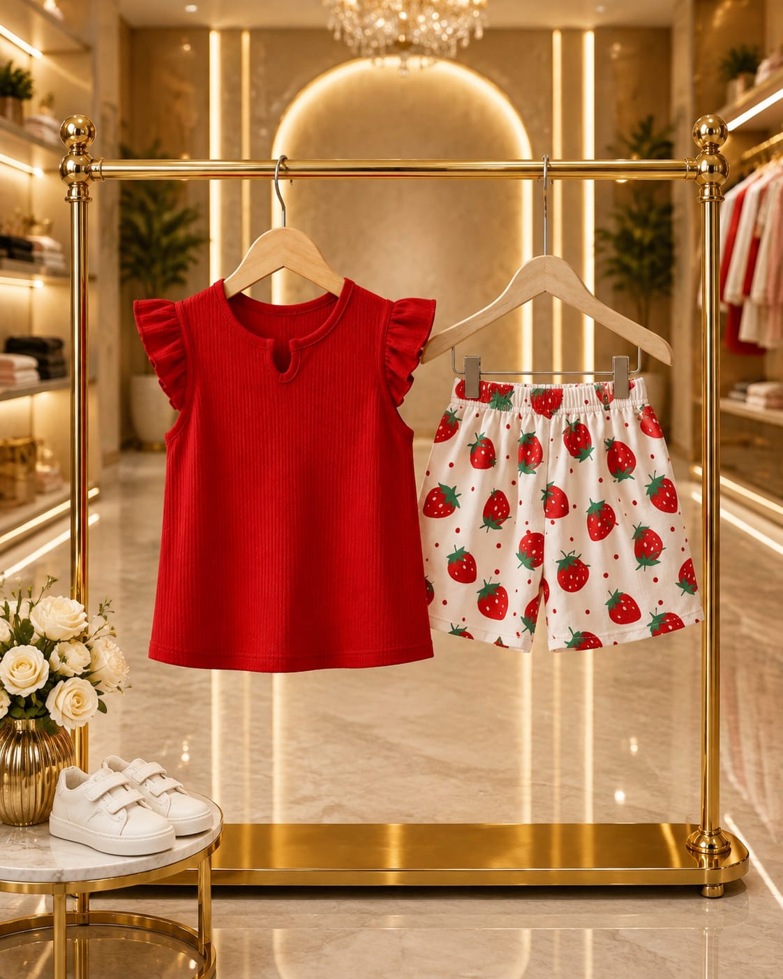 T-Shirt & Short Pant Set-(3 Month - 6 Years)