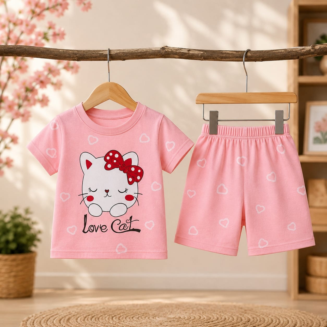 T-Shirt & Short Pant Set-(3 Month - 6 Years)