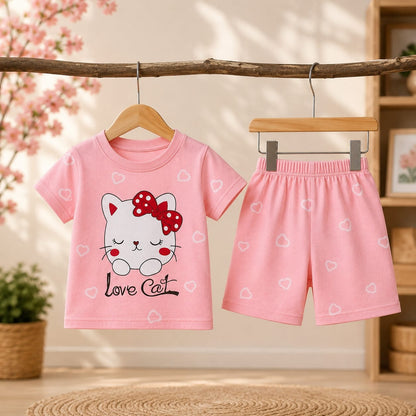 T-Shirt & Short Pant Set-(3 Month - 6 Years)