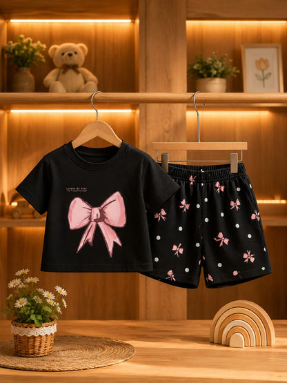 T-Shirt & Short Pant Set-(3 Month - 6 Years)