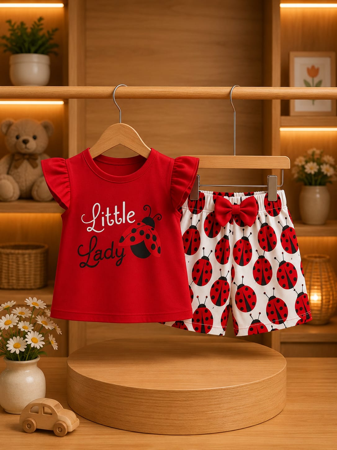 T-Shirt & Short Pant Set-(3 Month - 6 Years)