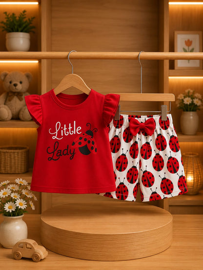 T-Shirt & Short Pant Set-(3 Month - 6 Years)