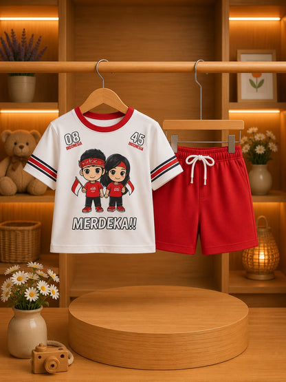 T-Shirt & Short Pant Set-(3 Month - 6 Years)