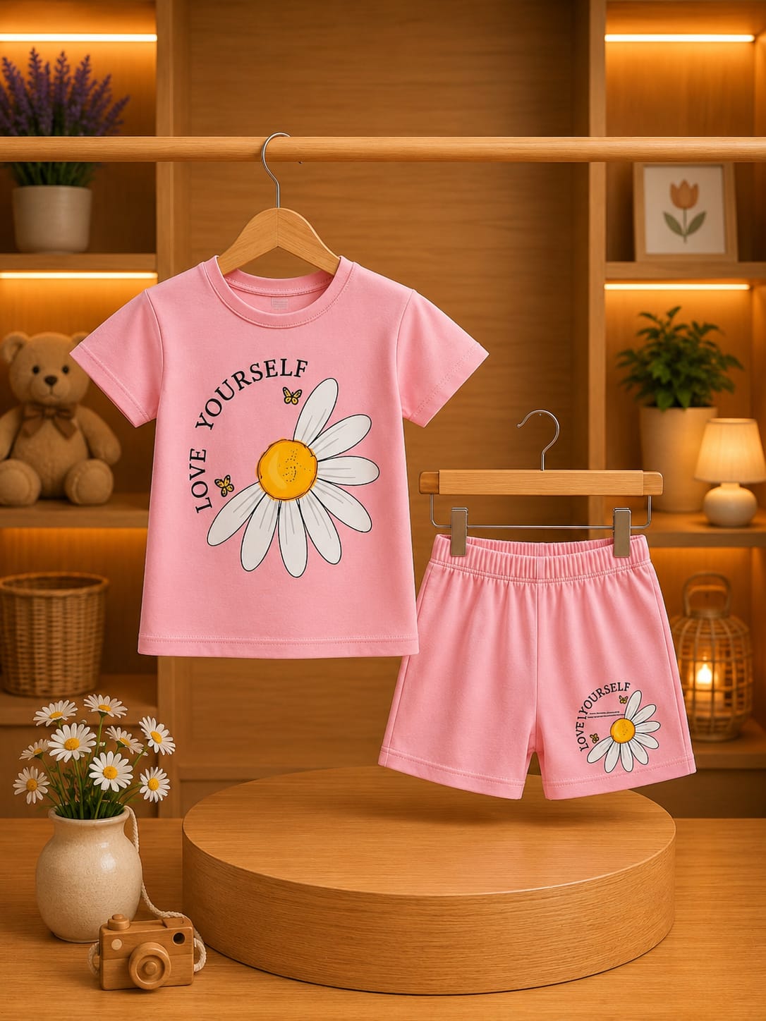 T-Shirt & Short Pant Set-(3 Month - 6 Years)