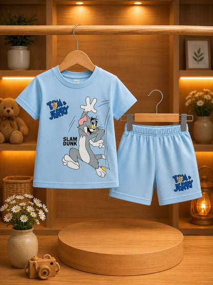 T-Shirt & Short Pant Set-(3 Month - 6 Years)