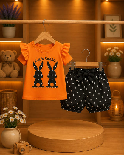 T-Shirt & Short Pant Set-(3 Month - 6 Years)