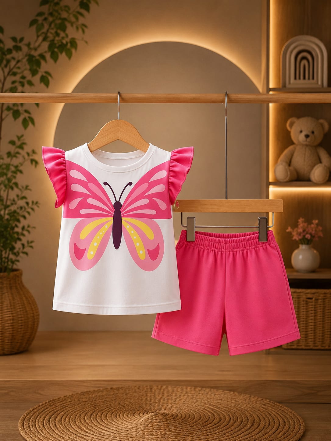 T-Shirt & Short Pant Set-(3 Month - 6 Years)