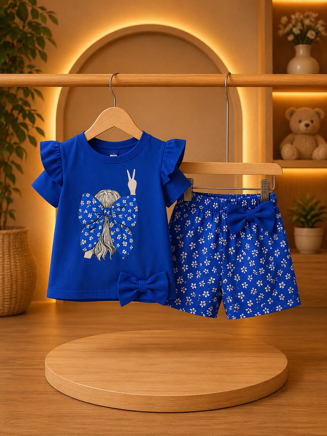 T-Shirt & Short Pant Set-(3 Month - 6 Years)