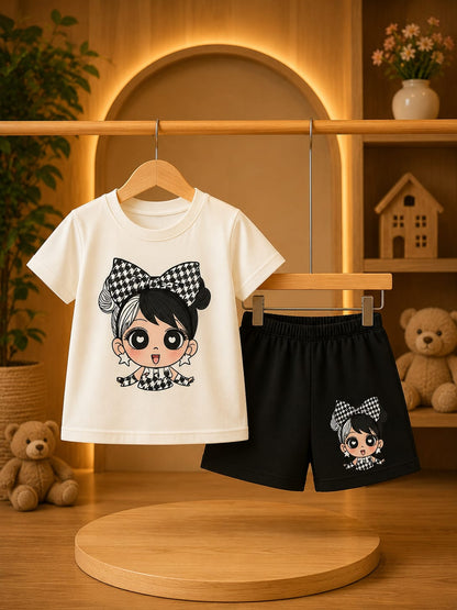 T-Shirt & Short Pant Set-(3 Month - 6 Years)