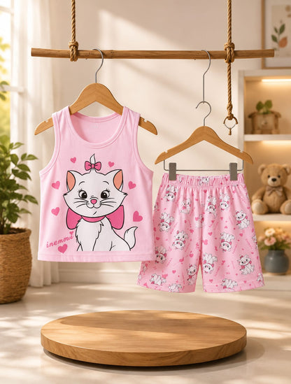 T-Shirt & Short Pant Set-(3 Month - 6 Years)