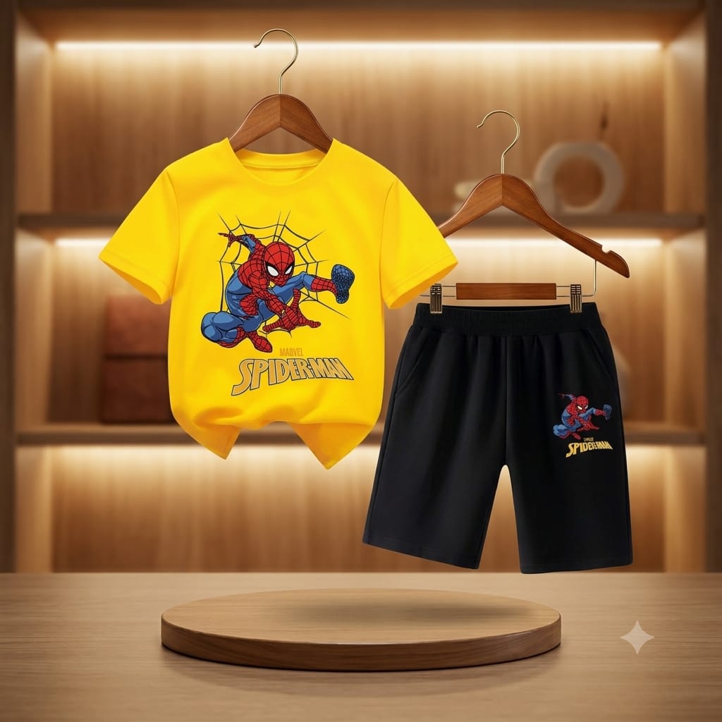 T-Shirt & Short Pant Set-(3 Month - 6 Years)