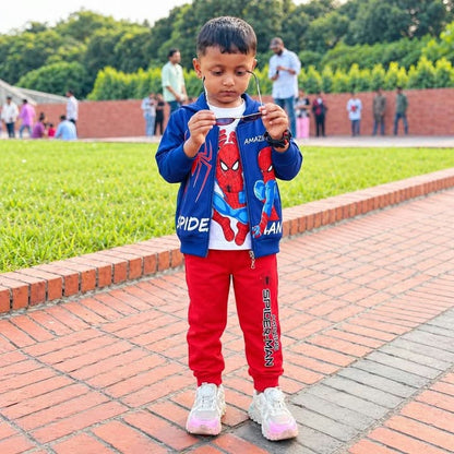 Spider Print Kids 3-Piece Hoodie Set ( 2 Years - 12 Years)   🎉 BUY 1 SET — DELIVERY FREE! 🚚✨